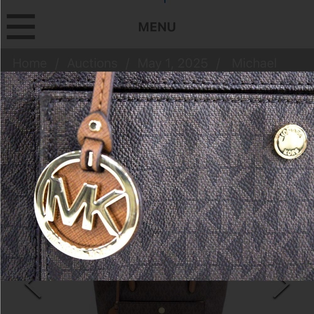 Michael Kors Brown Tote Bag - Picture 2 of 6